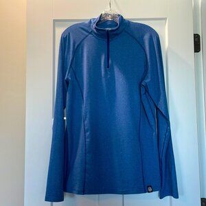 Men’s Heather Blue REI Co-Op Quarter Zip Jacket